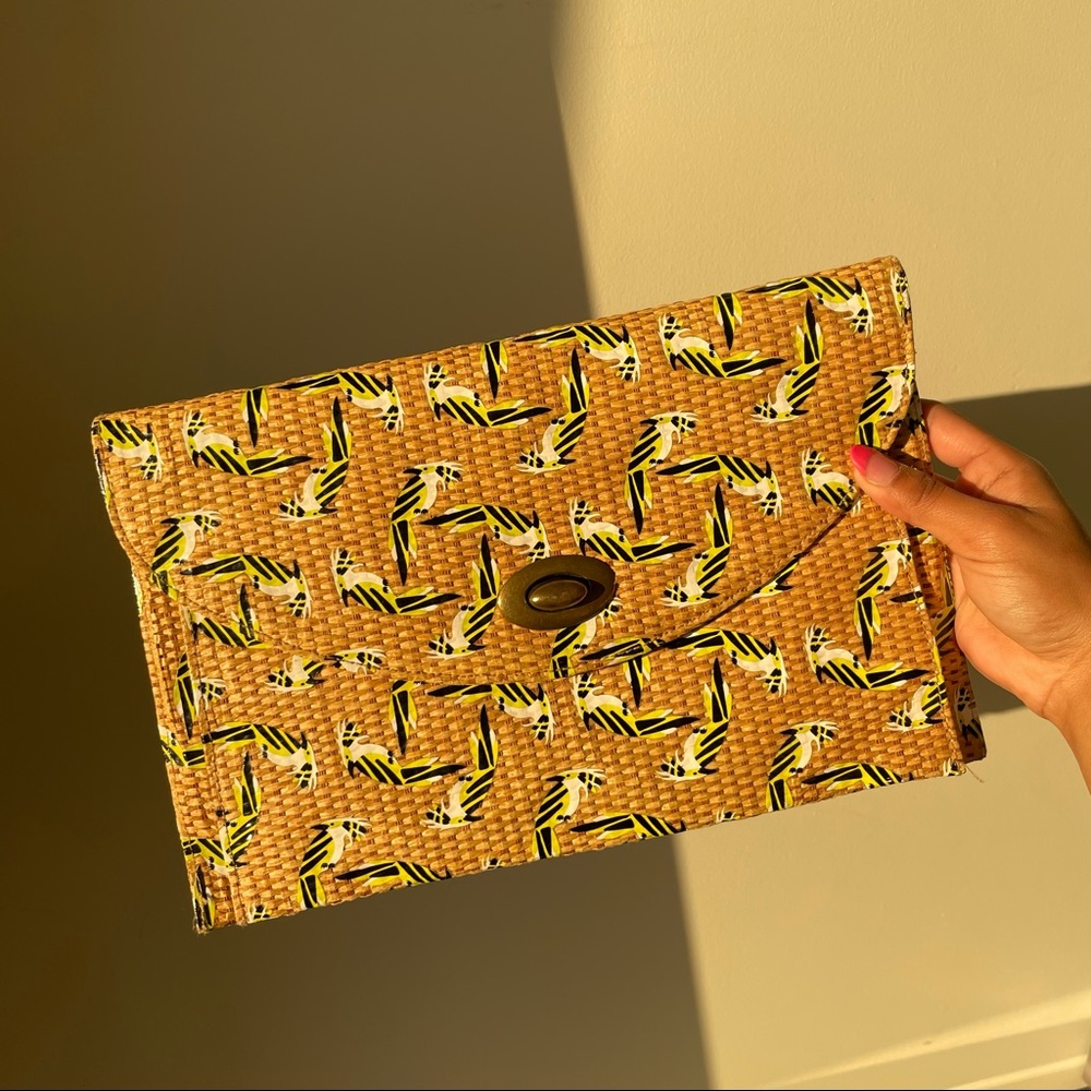Anthropologie Parakeet Clutch